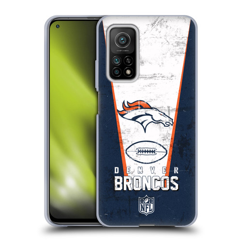 NFL Denver Broncos Logo Art Banner Soft Gel Case for Xiaomi Mi 10T 5G