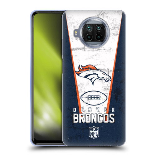 NFL Denver Broncos Logo Art Banner Soft Gel Case for Xiaomi Mi 10T Lite 5G