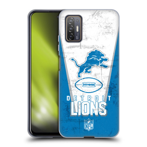 NFL Detroit Lions Logo Art Banner Soft Gel Case for HTC Desire 21 Pro 5G