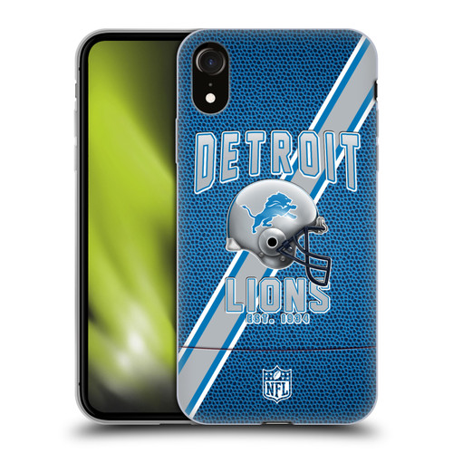 NFL Detroit Lions Logo Art Football Stripes Soft Gel Case for Apple iPhone XR NFL Detroit Lions Logo Art Football Stripes Soft Gel Case for Apple iPhone XR