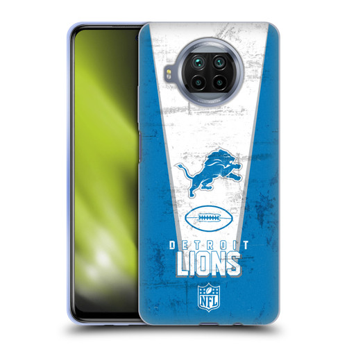 NFL Detroit Lions Logo Art Banner Soft Gel Case for Xiaomi Mi 10T Lite 5G