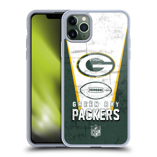 NFL Green Bay Packers Logo Art Banner Soft Gel Case for Apple iPhone 11 Pro Max