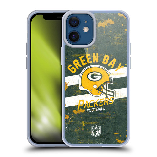 NFL Green Bay Packers Logo Art Helmet Distressed Soft Gel Case for Apple iPhone 12 Mini NFL Green Bay Packers Logo Art Helmet Distressed Soft Gel Case for Apple iPhone 12 Mini