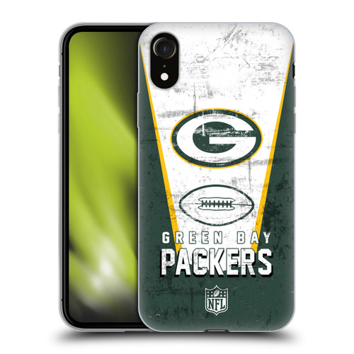 NFL Green Bay Packers Logo Art Banner Soft Gel Case for Apple iPhone XR