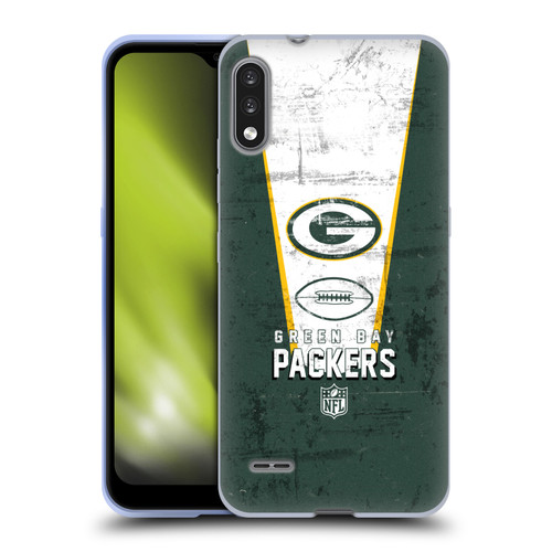 NFL Green Bay Packers Logo Art Banner Soft Gel Case for LG K22