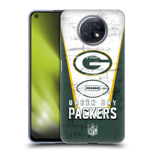 NFL Green Bay Packers Logo Art Banner Soft Gel Case for Xiaomi Redmi Note 9T 5G