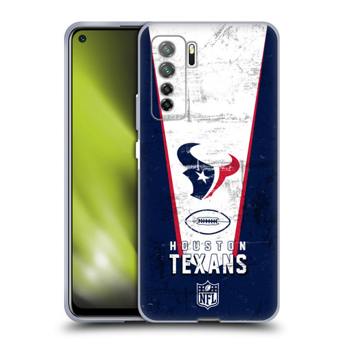 NFL Houston Texans Logo Art Banner Soft Gel Case for Huawei Nova 7 SE/P40 Lite 5G