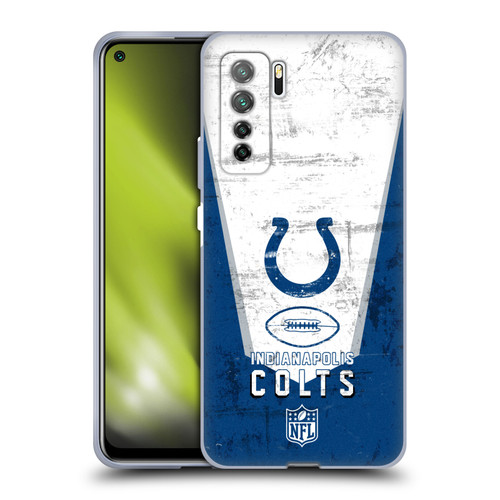 NFL Indianapolis Colts Logo Art Banner Soft Gel Case for Huawei Nova 7 SE/P40 Lite 5G