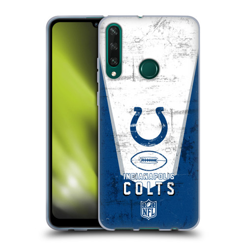 NFL Indianapolis Colts Logo Art Banner Soft Gel Case for Huawei Y6p