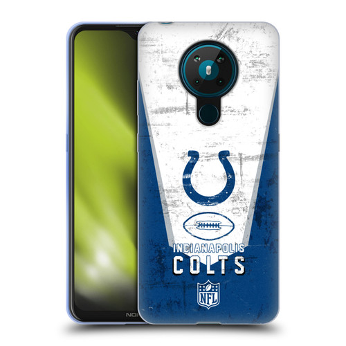 NFL Indianapolis Colts Logo Art Banner Soft Gel Case for Nokia 5.3