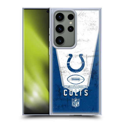 NFL Indianapolis Colts Logo Art Banner Soft Gel Case for Samsung Galaxy S23 Ultra 5G