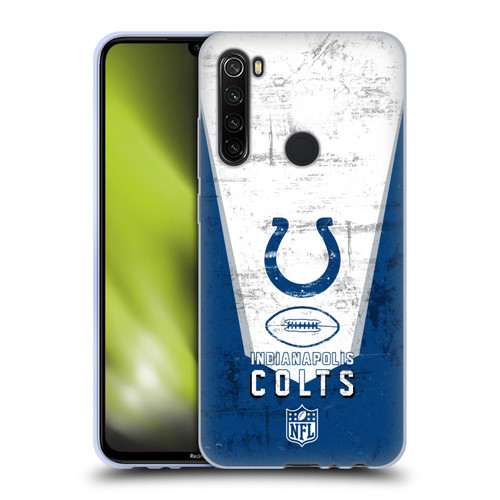 NFL Indianapolis Colts Logo Art Banner Soft Gel Case for Xiaomi Redmi Note 8T