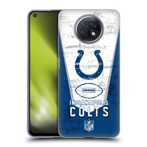 NFL Indianapolis Colts Logo Art Banner Soft Gel Case for Xiaomi Redmi Note 9T 5G