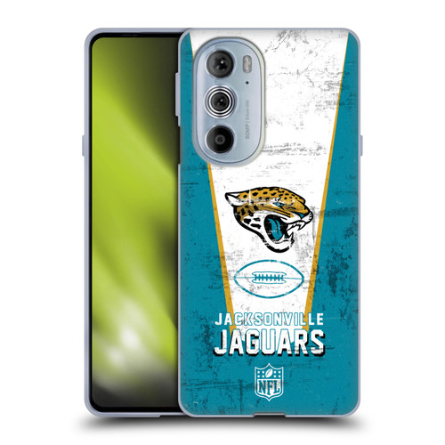 NFL Jacksonville Jaguars Logo Art Banner Soft Gel Case for Motorola Edge X30