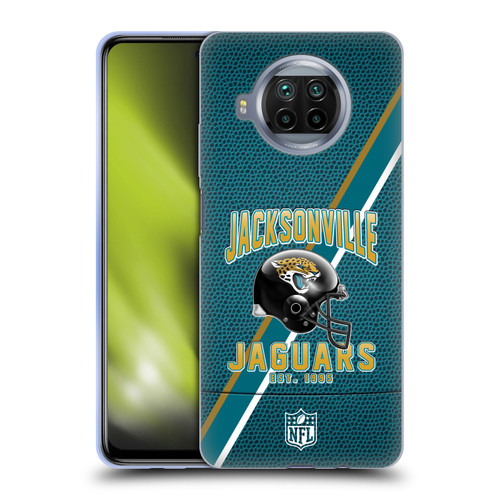 NFL Jacksonville Jaguars Logo Art Football Stripes Soft Gel Case for Xiaomi Mi 10T Lite 5G
