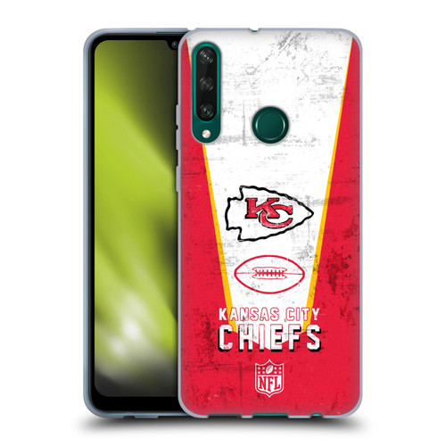NFL Kansas City Chiefs Logo Art Banner Soft Gel Case for Huawei Y6p