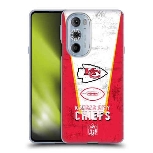 NFL Kansas City Chiefs Logo Art Banner Soft Gel Case for Motorola Edge X30