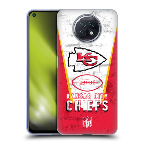 NFL Kansas City Chiefs Logo Art Banner Soft Gel Case for Xiaomi Redmi Note 9T 5G