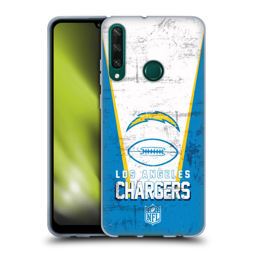 NFL Los Angeles Chargers Logo Art Banner Soft Gel Case for Huawei Y6p