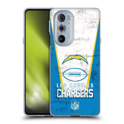 NFL Los Angeles Chargers Logo Art Banner Soft Gel Case for Motorola Edge X30