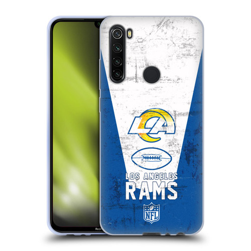 NFL Los Angeles Rams Logo Art Banner 100th Soft Gel Case for Xiaomi Redmi Note 8T