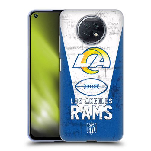 NFL Los Angeles Rams Logo Art Banner 100th Soft Gel Case for Xiaomi Redmi Note 9T 5G