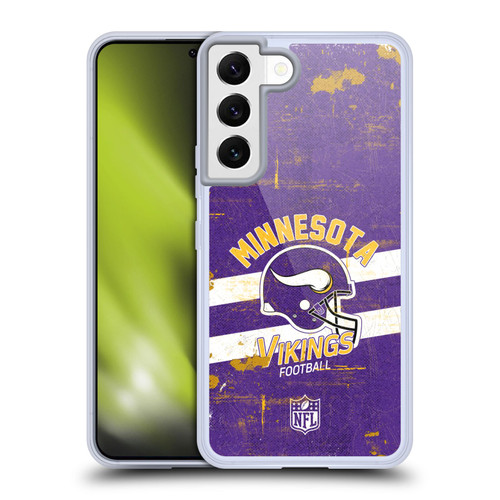 NFL Minnesota Vikings Logo Art Helmet Distressed Soft Gel Case for Samsung Galaxy S22 5G NFL Minnesota Vikings Logo Art Helmet Distressed Soft Gel Case for Samsung Galaxy S22 5G