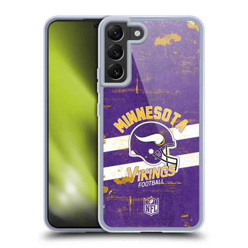 NFL Minnesota Vikings Logo Art Helmet Distressed Soft Gel Case for Samsung Galaxy S22+ 5G NFL Minnesota Vikings Logo Art Helmet Distressed Soft Gel Case for Samsung Galaxy S22+ 5G