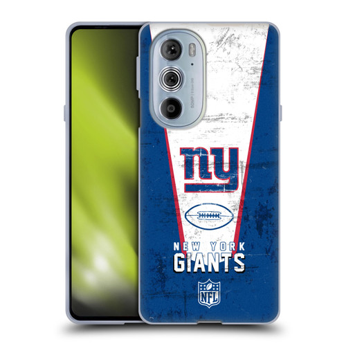 NFL New York Giants Logo Art Banner Soft Gel Case for Motorola Edge X30