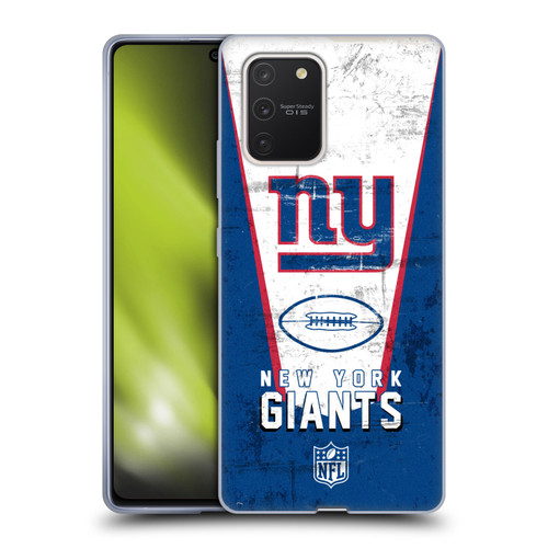 NFL New York Giants Logo Art Banner Soft Gel Case for Samsung Galaxy S10 Lite