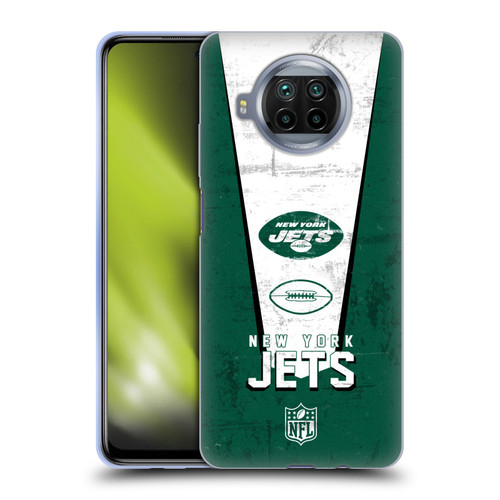 NFL New York Jets Logo Art Banner Soft Gel Case for Xiaomi Mi 10T Lite 5G