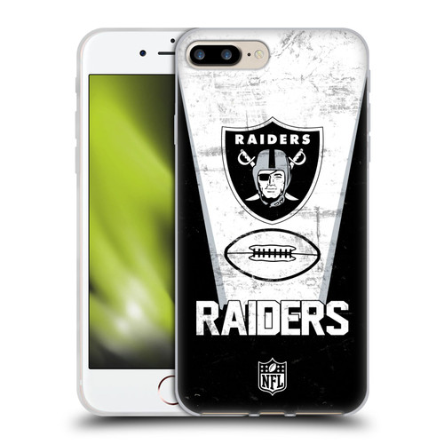 NFL Las Vegas Raiders Logo Art Banner 100th Soft Gel Case for Apple iPhone 7 Plus / iPhone 8 Plus NFL Las Vegas Raiders Logo Art Banner 100th Soft Gel Case for Apple iPhone 7 Plus / iPhone 8 Plus