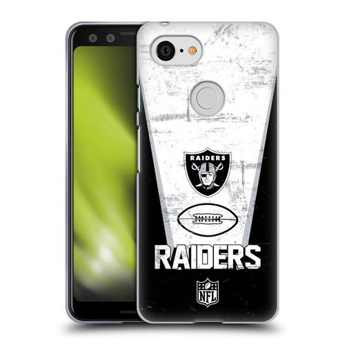 NFL Las Vegas Raiders Logo Art Banner 100th Soft Gel Case for Google Pixel 3 NFL Las Vegas Raiders Logo Art Banner 100th Soft Gel Case for Google Pixel 3