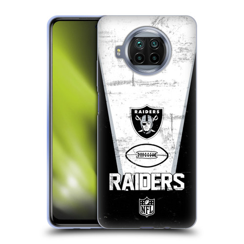 NFL Las Vegas Raiders Logo Art Banner 100th Soft Gel Case for Xiaomi Mi 10T Lite 5G
