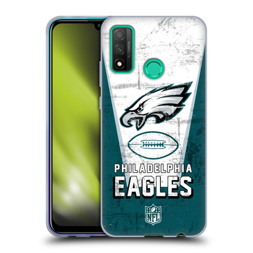 NFL Philadelphia Eagles Logo Art Banner Soft Gel Case for Huawei P Smart (2020)