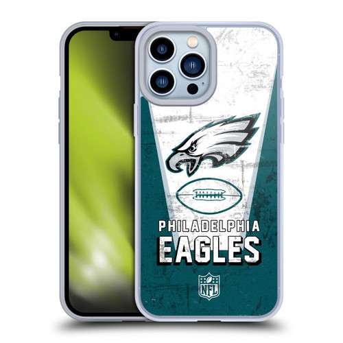 NFL Philadelphia Eagles Logo Art Banner Soft Gel Case for Apple iPhone 13 Pro Max