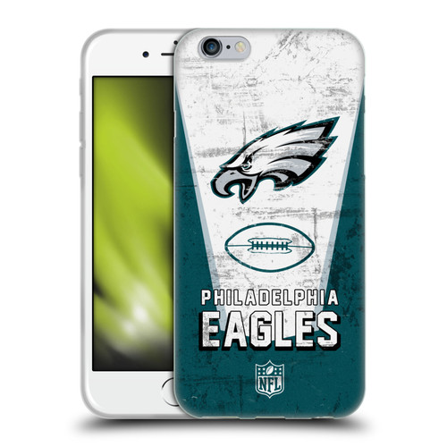 NFL Philadelphia Eagles Logo Art Banner Soft Gel Case for Apple iPhone 6 / iPhone 6s