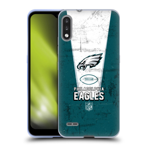 NFL Philadelphia Eagles Logo Art Banner Soft Gel Case for LG K22