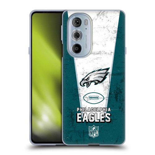NFL Philadelphia Eagles Logo Art Banner Soft Gel Case for Motorola Edge X30