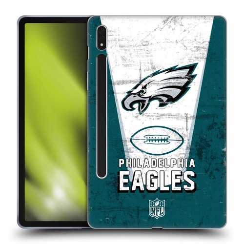 NFL Philadelphia Eagles Logo Art Banner Soft Gel Case for Samsung Galaxy Tab S8