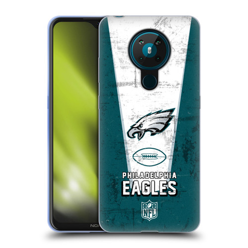 NFL Philadelphia Eagles Logo Art Banner Soft Gel Case for Nokia 5.3