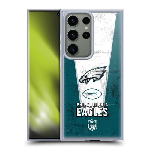 NFL Philadelphia Eagles Logo Art Banner Soft Gel Case for Samsung Galaxy S23 Ultra 5G