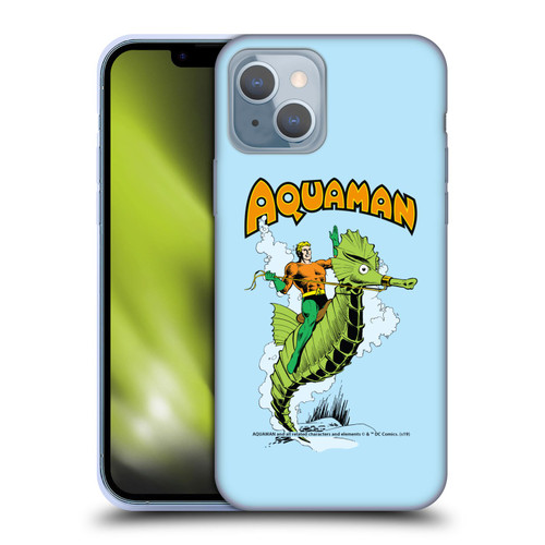 Aquaman DC Comics Fast Fashion Storm Soft Gel Case for Apple iPhone 14