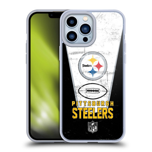 NFL Pittsburgh Steelers Logo Art Banner Soft Gel Case for Apple iPhone 13 Pro Max