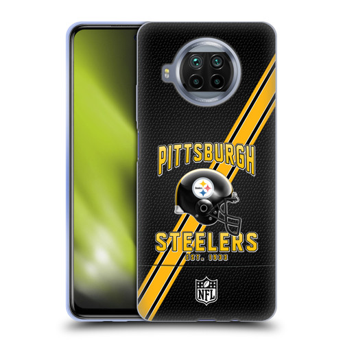 NFL Pittsburgh Steelers Logo Art Football Stripes Soft Gel Case for Xiaomi Mi 10T Lite 5G