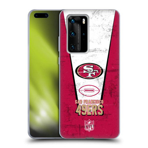 NFL San Francisco 49ers Logo Art Banner Soft Gel Case for Huawei P40 Pro / P40 Pro Plus 5G