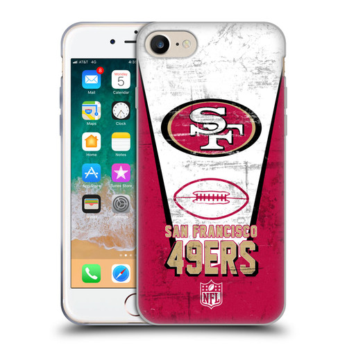 NFL San Francisco 49ers Logo Art Banner Soft Gel Case for Apple iPhone 7 / 8 / SE 2020 & 2022 NFL San Francisco 49ers Logo Art Banner Soft Gel Case for Apple iPhone 7 / 8 / SE 2020 & 2022