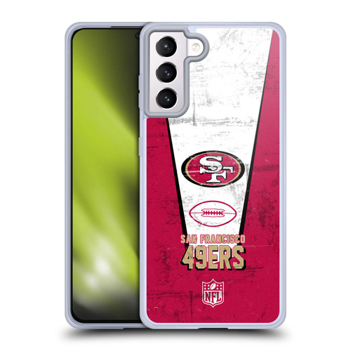 NFL San Francisco 49ers Logo Art Banner Soft Gel Case for Samsung Galaxy S21+ 5G NFL San Francisco 49ers Logo Art Banner Soft Gel Case for Samsung Galaxy S21+ 5G
