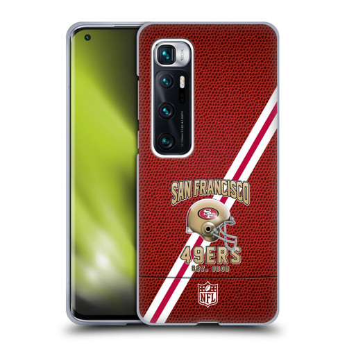 NFL San Francisco 49ers Logo Art Football Stripes Soft Gel Case for Xiaomi Mi 10 Ultra 5G