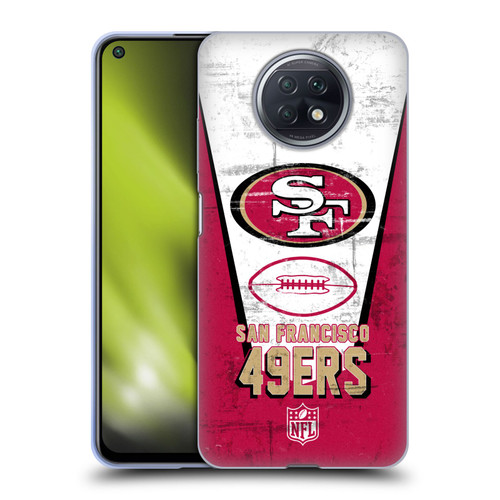 NFL San Francisco 49ers Logo Art Banner Soft Gel Case for Xiaomi Redmi Note 9T 5G